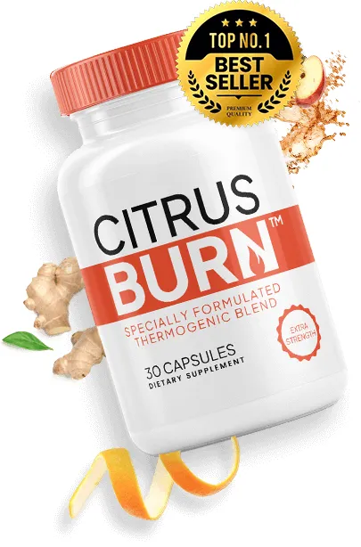 CitrusBurn thermogenic support supplement bottle